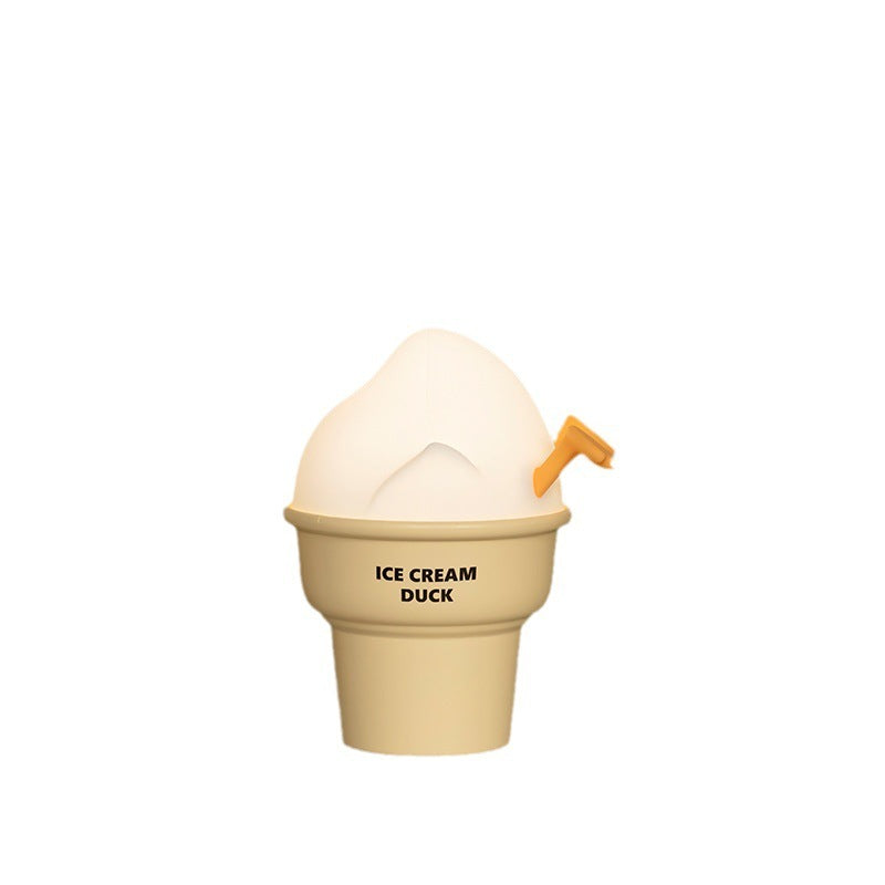 LumiDuck Ice Cream Night Lamp – Cute Cartoon USB Home Decor