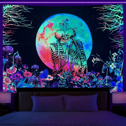 NeonFlare UV Wall Cloth tapestry