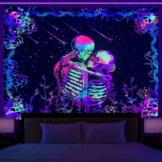 NeonFlare UV Wall Cloth tapestry