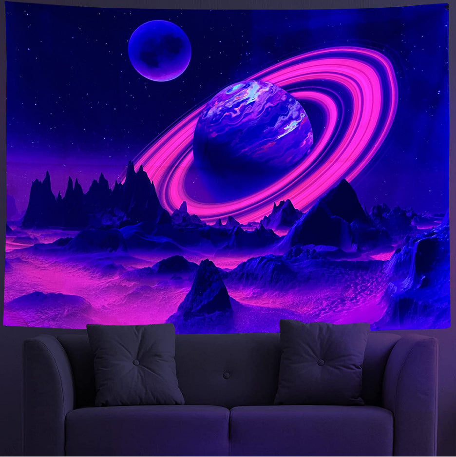 GlowCanvas 3D Neon Tapestry