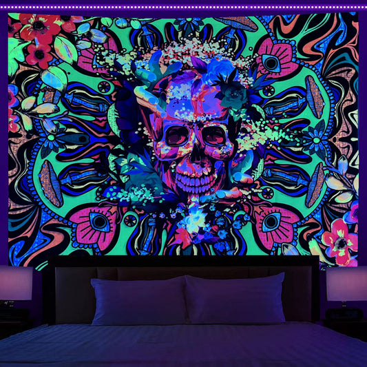 NeonFlare UV Wall Cloth tapestry