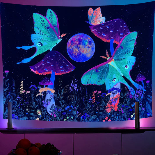 GlowCanvas 3D Neon Tapestry