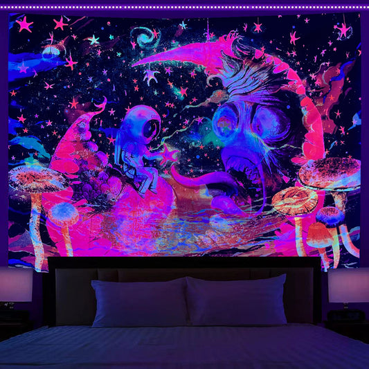 NeonFlare UV Wall Cloth tapestry